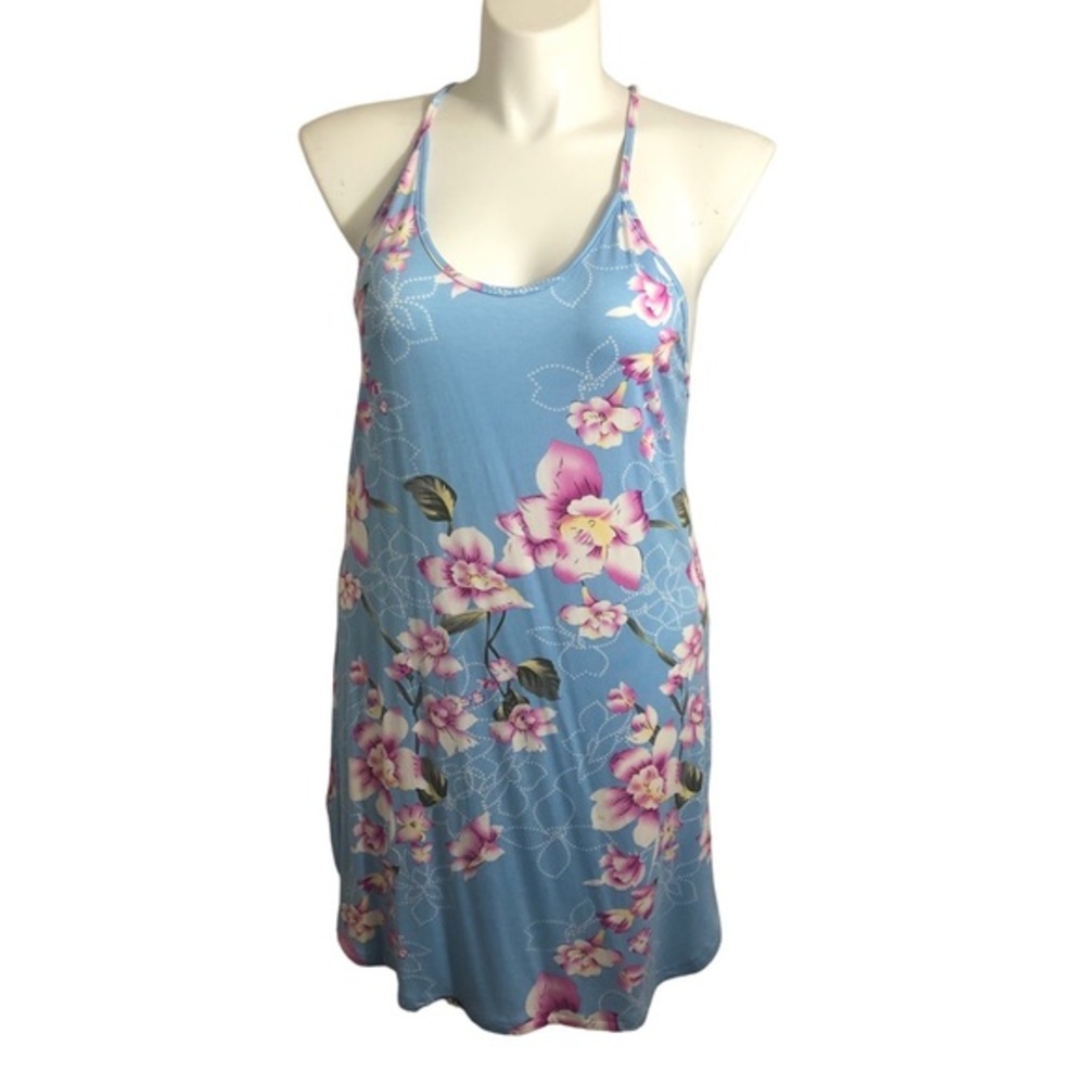 Korsis floral long tank top. Sz XL. New